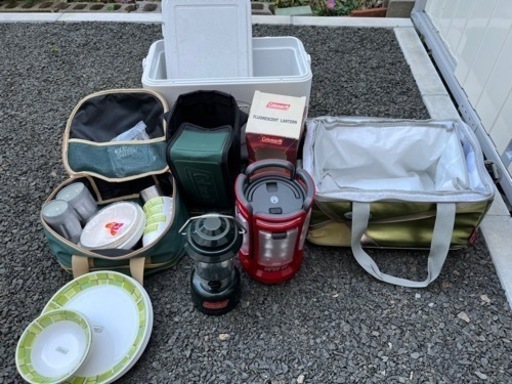 「取引連絡中」コールマン一式　キャンプ　BBQに！