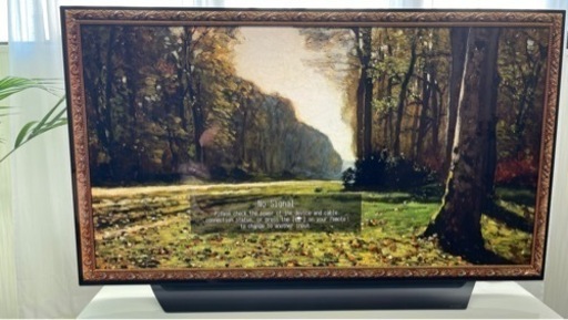 [LG]  4K 65型OLED有機テレビ, テレビ台, アクセサリー付き