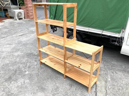【値下げしました】棚　木製　ラック　大きめ