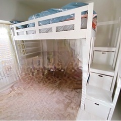 【引き渡し先決定しました】ロフトベッド売ります！の画像