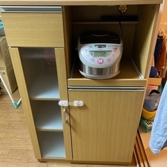 受け渡し決定☆食器棚　レンジ台　美品