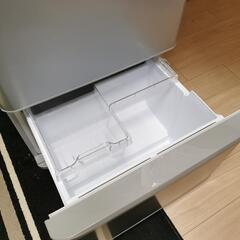 SHARPシャープ両開き冷蔵庫SJ-W351C-S 2017年製 容量350Lの画像