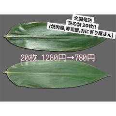 【飲食店の単価が上がる不思議な笹の葉 全国発送可能 (予約用)】