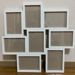 【購入者様確定】未使用 IKEA ヴェクスボー VAXBO コラージュフォトフレーム ホワイトの画像