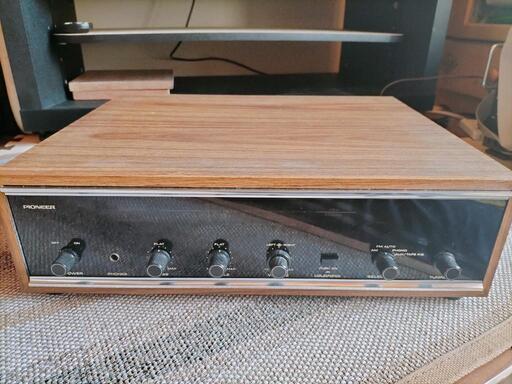 レトロ　パイオニア製ステレオレシーバー動作品