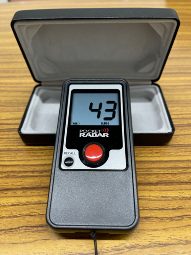 【美品】スピードガン　ポケットレーダー(POCKET RADAR PR1000)