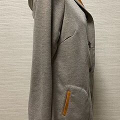 フード付きコート　ベージュ系（裏地なし）11号　の画像