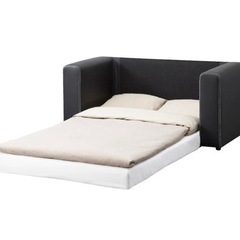 【取引中】ソファ(ソファベッド)とテーブルのセットの画像