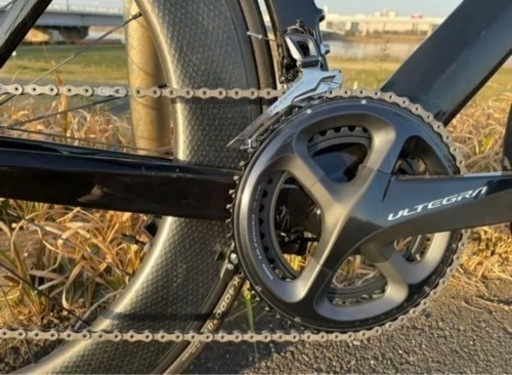 フルカーボン TTバイク ディープホイール付き