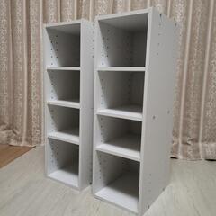 【受け渡し予定者さま決定】【美品】白　収納棚　棚