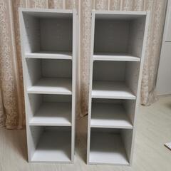 【受け渡し予定者さま決定】【美品】白　収納棚　棚の画像