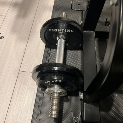 ファイティングロード　ダンベル　バーベル　70kg ベンチ台