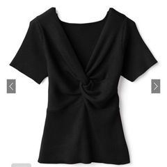 1度着用 GRL ツイストニットトップスの画像