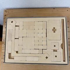 【中古品】木製パズル　ウッドパズル（３）　重田木型（４３ピース）の画像