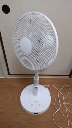扇風機　中古　KS-F31MR-W　ユアサプライムス リモコン・説明書付き