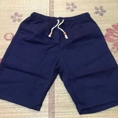 メンズ　青　新品ショートパンツ(ハーフパンツ)の画像