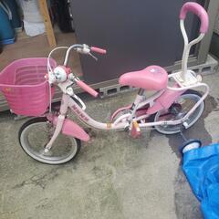 取引決定いたしました。　子供用キティちゃん自転車お譲りします。