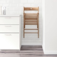 IKEA TERJE FRÖSVI イケア テリエ フロースヴィ 折りたたみチェア ライトブラウン #2の画像