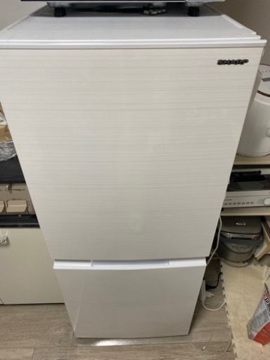 【取引確定】シャープ　SJ-D15G-W　2ドア　ボトムフリーザー冷蔵庫　(152L・つけかえどっちもドア)　ホワイト系