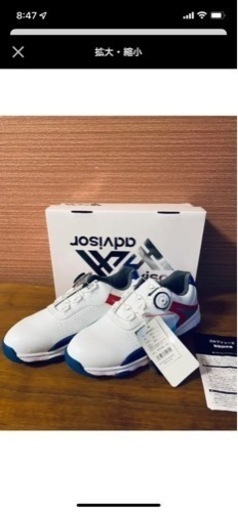 【新品未使用26.5cm】ゴルフシューズ（advisor）ダイヤルシステム