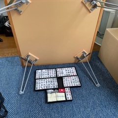 ☆麻雀卓＆麻雀牌のセット☆の画像