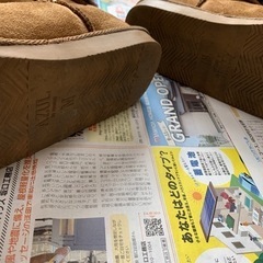 AZUL ムートンブーツ Mサイズ ブラウンの画像