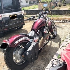 ドラッグスター400  V-boost仕様　二拍子排気音です。の画像