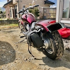 ドラッグスター400  V-boost仕様　二拍子排気音です。の画像