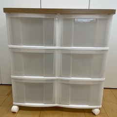 アイリスオーヤマ　ウッドトップチェスト