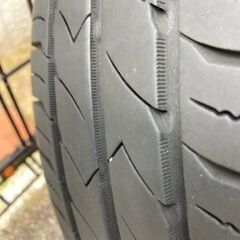 値下げしました！14インチ　夏タイヤホイール4本セット　中古品　トヨタサクシードに使用の画像