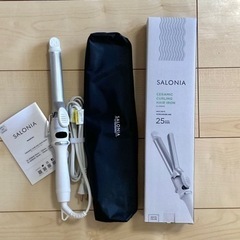 SALONIA サロニア セラミックカール ヘアアイロン　25mmの画像