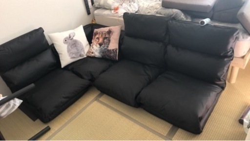 モダンデコ ローソファ 【美品】