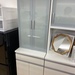 【レガストック川崎店】★お値下げしました！★Sunny キッチンボード キッチン収納 食器棚の画像