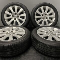 【TOYO NANOENERGY 3 plus 185/55R15】夏タイヤ【MAZDA 純正ホイール 15インチ 6J4HPCD100+45】20年製 バリ溝 デミオ ベリーサ等 (VTN578) クレジットカード QRコード決済可能