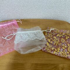 ミニ巾着袋3個セット