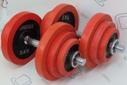 ♪IROTEC/アイロテック ダンベル 20kg×2＝40kg♪