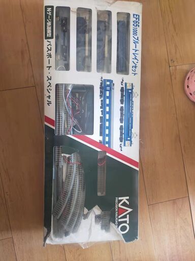 Kato模型2セット EF65-1000ブルートレインセット　ｘ　立体交差線路セット