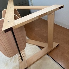 ベビーハイチェア　木製　ナチュラルの画像