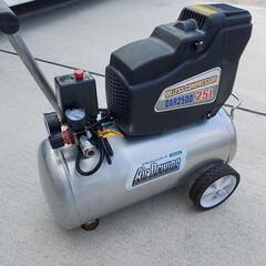 オイルレス　エアコンプレッサー　25L