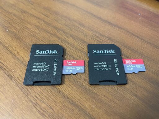 SanDisk microSDカード 400GB + 200GB