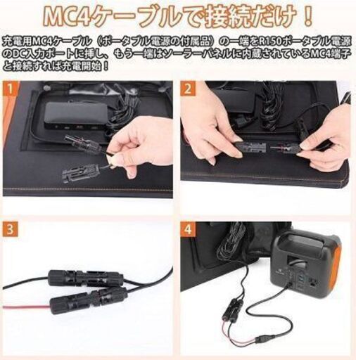 ソーラーパネル GOLABS 60W、太陽光パネル、折りたたみ式　未開封