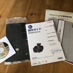 キャノンプリンターMG6130  ジャンク　未使用インク付きの画像