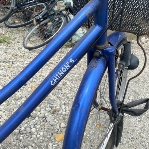 【配送可能】CHINON’s 自転車 ブルー
