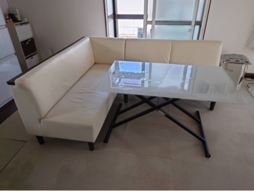 ダイニングソファー、ダイニングテーブルセット