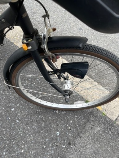 前後チャイルドシート付き自転車