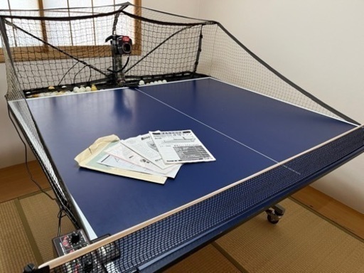 ロボポン2040＋IGNIO 国際規格卓球台　ネット付き