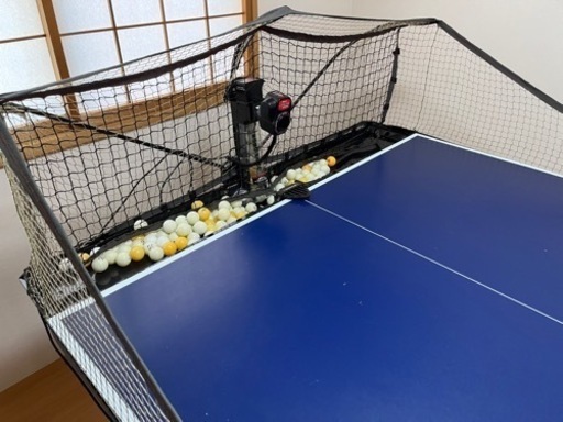 ロボポン2040＋IGNIO 国際規格卓球台　ネット付き