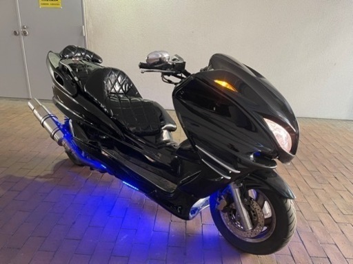 【YAMAHAマジェスティーc】4スピーカー　絶好調　フルエアロカスタム ヤマハ マジェスティC カスタム】外装はシンプルなエンジンスワップ系