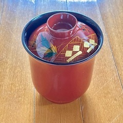 【未使用品】漆器　味噌汁椀　５セット