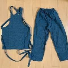 浜松祭り子供用　先染め腹掛股引4号120サイズ